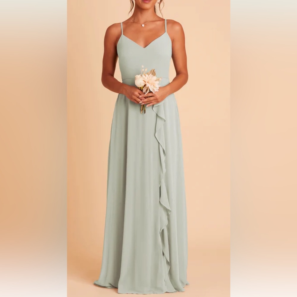 Sage Chiffon Bridesmaid Dress